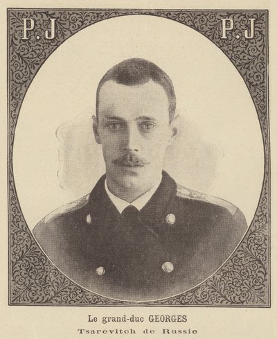 Grand Duke George, Tsarevich of Russia by French School